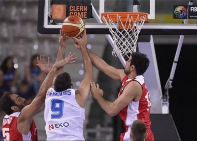 تیم بسکتبال ایران در نخستین گام مغلوب یونان شد