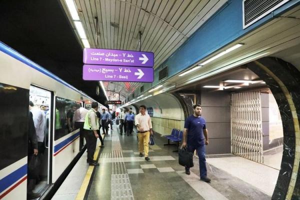آمار سالانه سفر با مترو تهران