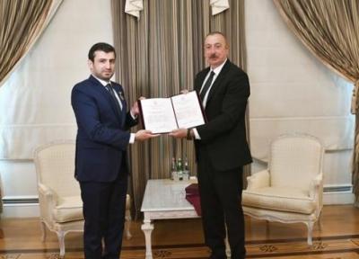 رئیس جمهور آذربایجان به داماد اردوغان نشان افتخار داد خبرنگاران