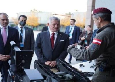 حضور پادشاه اردن در تمرینات تاکتیکی یگان ویژه ارتش اتریش